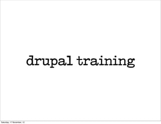 drupal training



Saturday, 17 November, 12
 