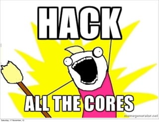 Saturday, 17 November, 12
 