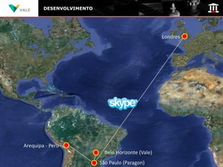DESENVOLVIMENTO




                                                    Londres




Arequipa - Peru
                            Belo Horizonte (Vale)
                          São Paulo (Paragon)
 