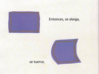 Entonces, se alarga,




se tuerce,
 