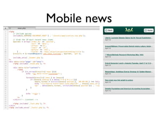 Mobile news
 