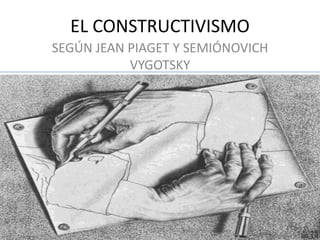 EL CONSTRUCTIVISMO
SEGÚN JEAN PIAGET Y SEMIÓNOVICH
           VYGOTSKY
 