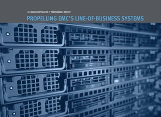 2012 EMC Corporation IT Performance Report


propelling EMC’s Line-of-Business Systems
 