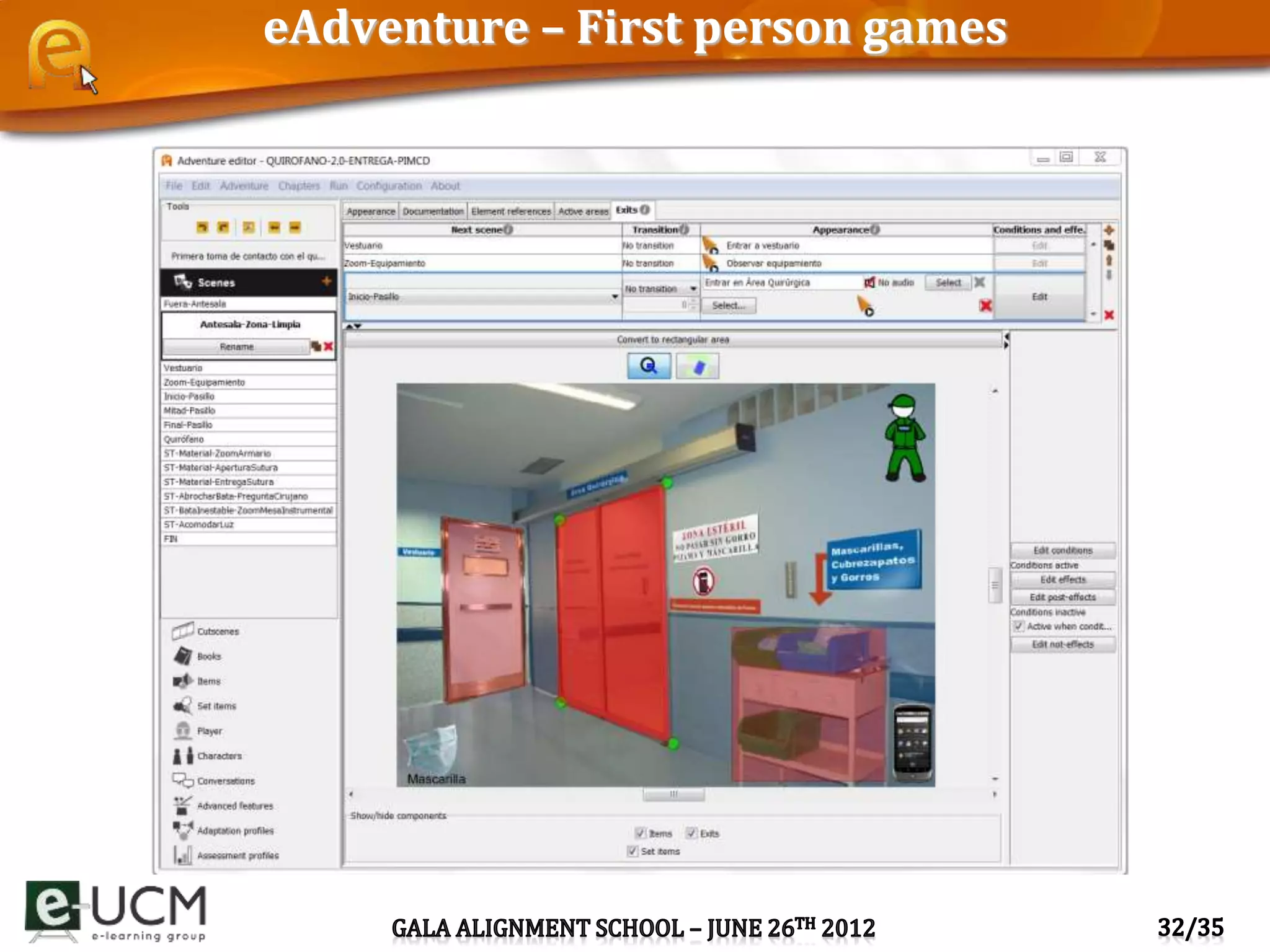 eAdventure – First person games
 