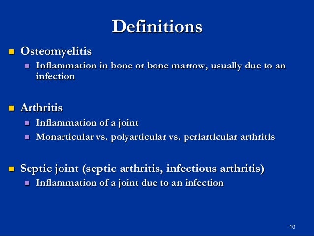 Gemc Bone And Joint Infections Resident Training