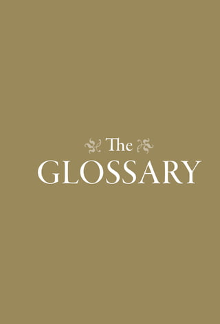 � The �
Glossary
 