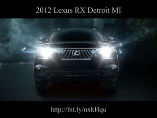2012 Lexus RX Detroit MI http://bit.ly/nxkHqu 