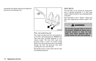 2012 MURANO OWNER'S MANUAL
