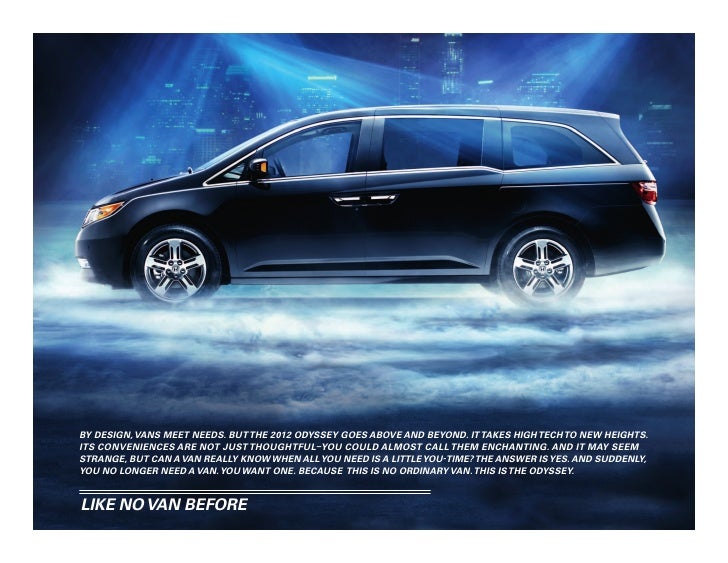 2012 Honda Odyssey Brochure