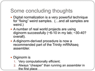 Education: next-gen sequence
course
    June 2013, Kellogg Biological Station; < $500
     Hands on exposure to data, analysis tools.




 Metagenomics workshop HERE, tomorrow, 9am-3pm – contact Lex Nederbra
 