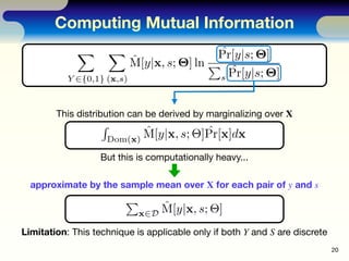 Computing Mutual Information
                                                ˆ
                                           ...
