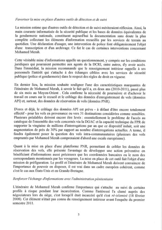 Rapport affaire Merah