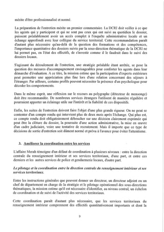 Rapport affaire Merah