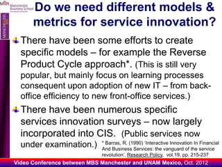 Service Innovation Design Example Service Innovation - an overview | PPTX