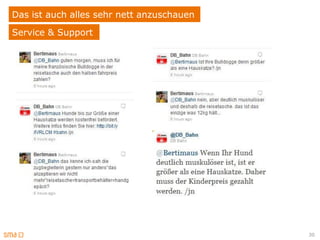 Das ist auch alles sehr nett anzuschauen
Service & Support




                                           30
 