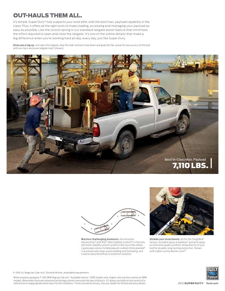 2012 Ford Super Duty Brochure