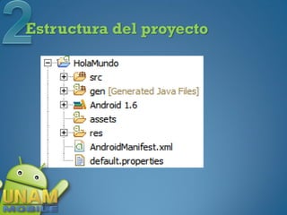 Estructura del proyecto
 