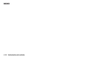 MEMO




2-60 Instruments and controls
 