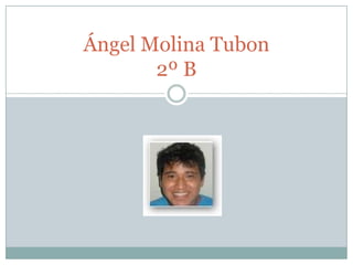 Ángel Molina Tubon
       2º B
 