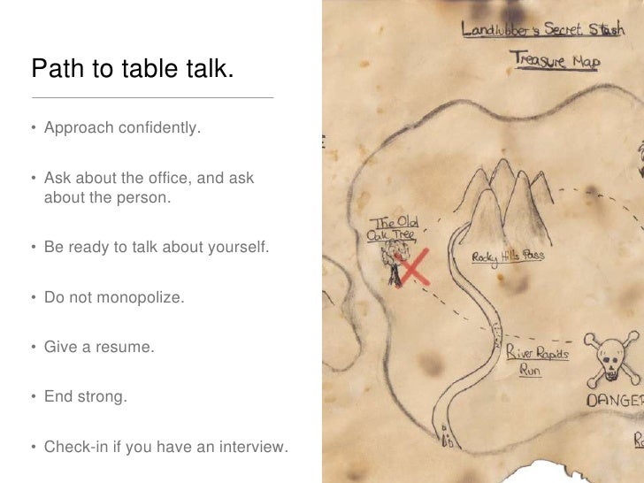 how to work a career fair