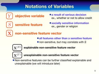 Notations of Variables
                                    a result of serious decision
Y   objective variable            ...