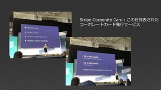 Stripe Corporate Card：この日発表された
コーポレートカード発行サービス
 