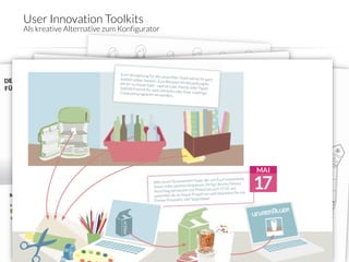 User Innovation Toolkits
Als kreative Alternative zum Konfigurator




innosabi – crowdsourced innovation
          29
 