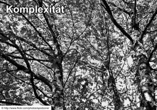 Komplexität
© http://www.flickr.com/photos/spodzone/
 