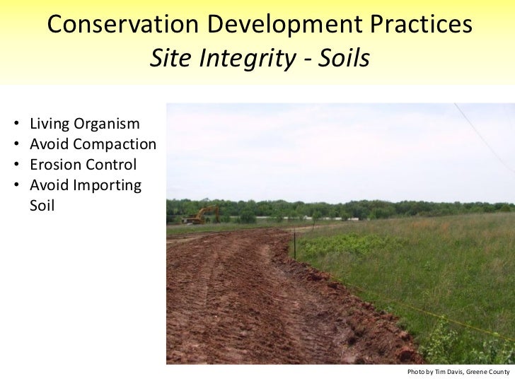 Conservation Development Practices and Strategies