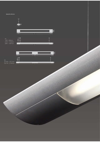 desenho técnico




                    (A)




(A)
14W - 806mm
21W - 1104mm
28W - 1397mm
                    (A)




                    (A)



(A)
2x14W - 1617mm
2x21W - 2184mm      (A)
 