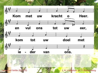 Jezus vol liefde (EL 312)   t. H. Lieberton; m. T. Rothenberg
 
