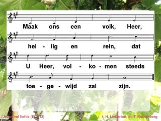 Jezus vol liefde (EL 312)   t. H. Lieberton; m. T. Rothenberg
 