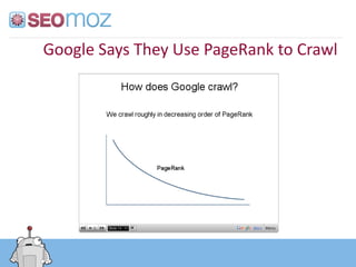 Google Says They Use PageRank to Crawl
 
