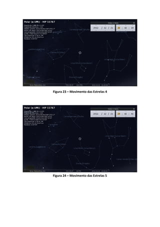 Figura 23 – Movimento das Estrelas 4




Figura 24 – Movimento das Estrelas 5
 