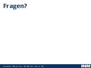 Fragen? 