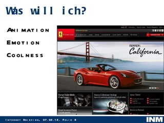 Was will ich? Animation Emotion Coolness 