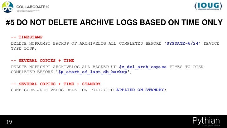 backup standby controlfile to how RMAN with script Problems backup 10 your