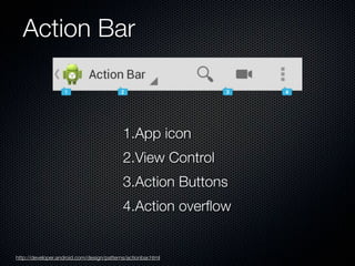Split Action Bars


                                                              1.Main action bar
                      ...