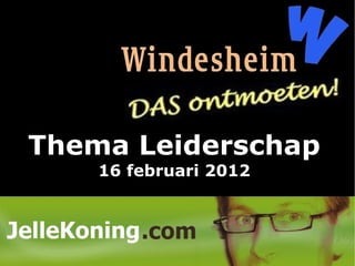 DAS ontmoeten congres 16 februari 2012 Windesheim