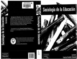 sociología de la educación