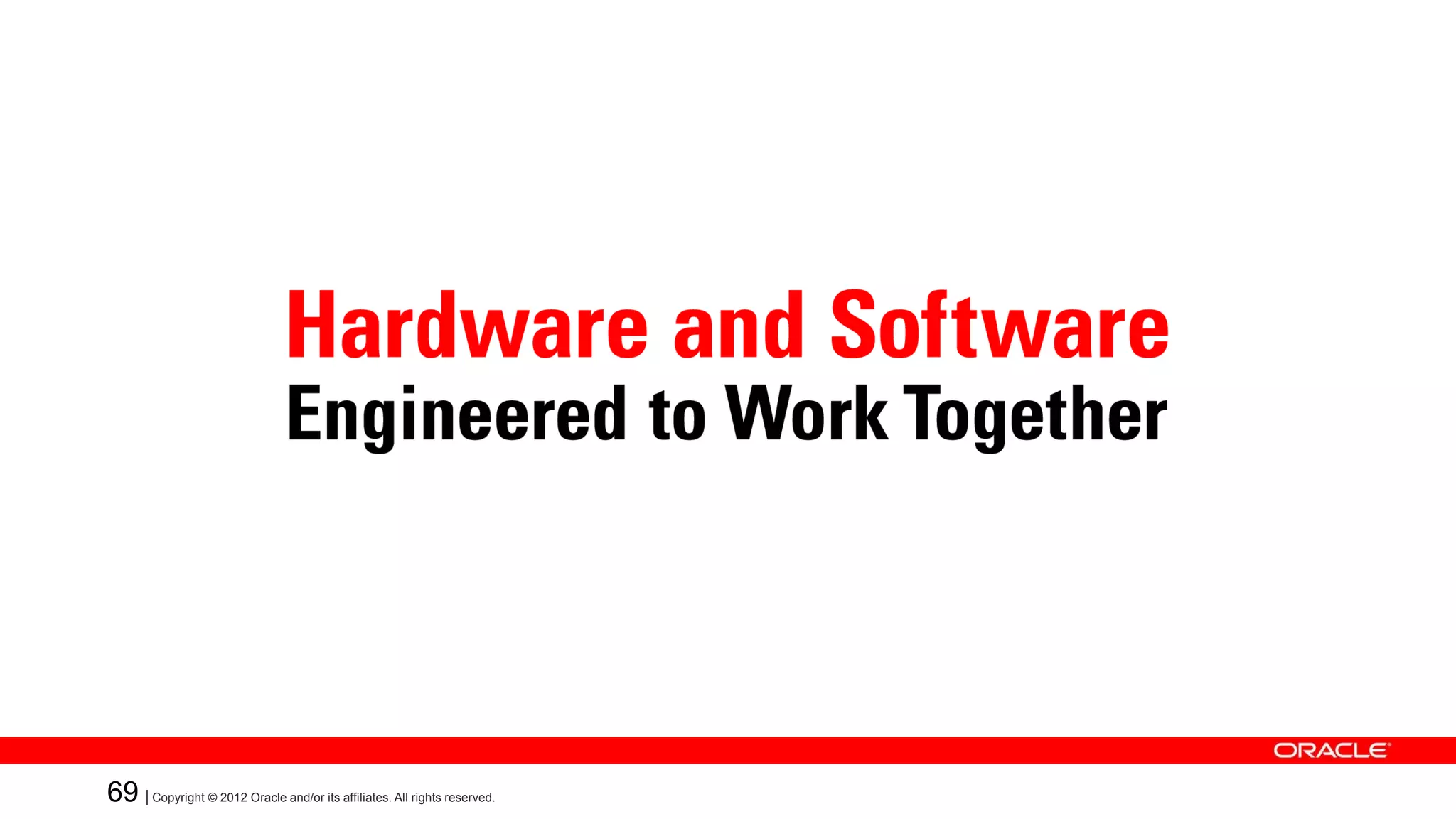 69 | Copyright © 2012 Oracle and/or its affiliates. All rights reserved.
 