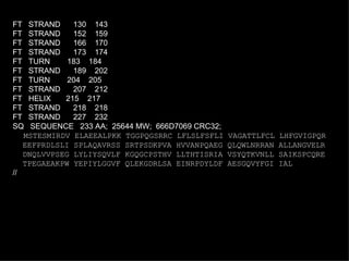 FT  STRAND  130  143 FT  STRAND  152  159 FT  STRAND  166  170 FT  STRAND  173  174 FT  TURN  183  184 FT  STRAND  189  202 FT  TURN  204  205 FT  STRAND  207  212 FT  HELIX  215  217 FT  STRAND  218  218 FT  STRAND  227  232 SQ  SEQUENCE  233 AA;  25644 MW;  666D7069 CRC32; MSTESMIRDV ELAEEALPKK TGGPQGSRRC LFLSLFSFLI VAGATTLFCL LHFGVIGPQR EEFPRDLSLI SPLAQAVRSS SRTPSDKPVA HVVANPQAEG QLQWLNRRAN ALLANGVELR DNQLVVPSEG LYLIYSQVLF KGQGCPSTHV LLTHTISRIA VSYQTKVNLL SAIKSPCQRE TPEGAEAKPW YEPIYLGGVF QLEKGDRLSA EINRPDYLDF AESGQVYFGI IAL // 