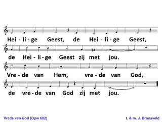 Vrede van God (Opw 602)  t. & m. J. Bronsveld 