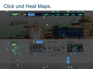 Click und Heat Maps.
 