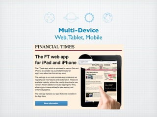 Multi-Device
Web, Tablet, Mobile
 