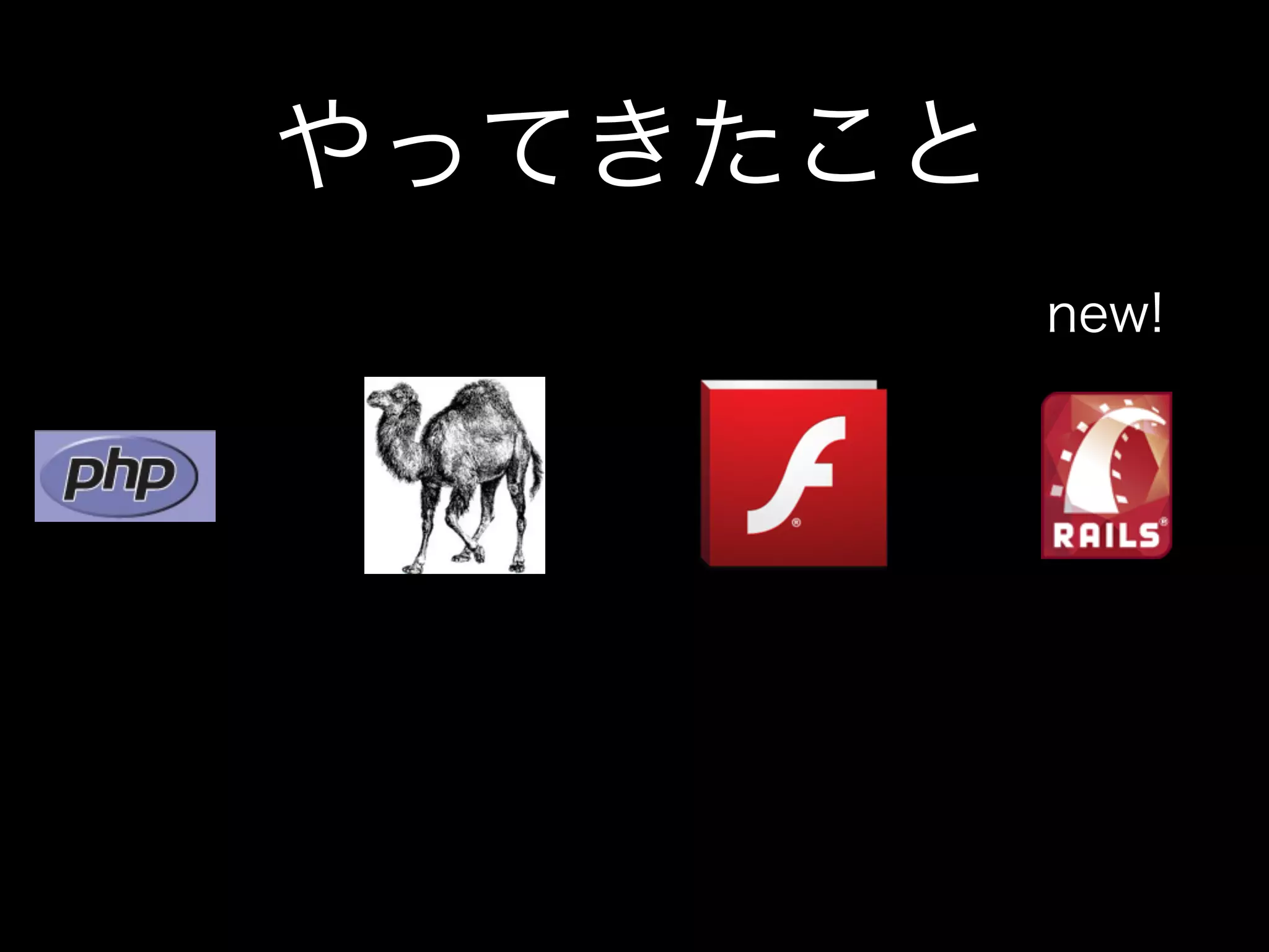 やってきたこと
          new!
 