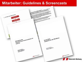 Mitarbeiter: Guidelines & Screencasts
 