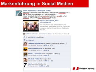 Markenführung in Social Medien
 