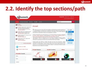 2.2. Identify the top sections/path




                                  30
 