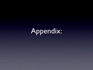 Appendix:
 